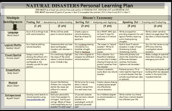 differentiation grid example